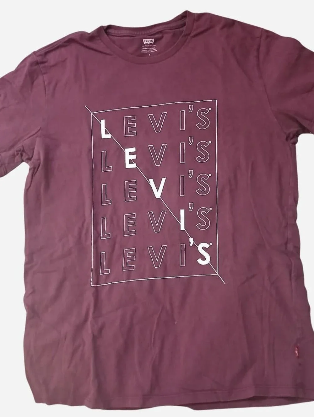 Levi's Men's Maroon Graphic Tee